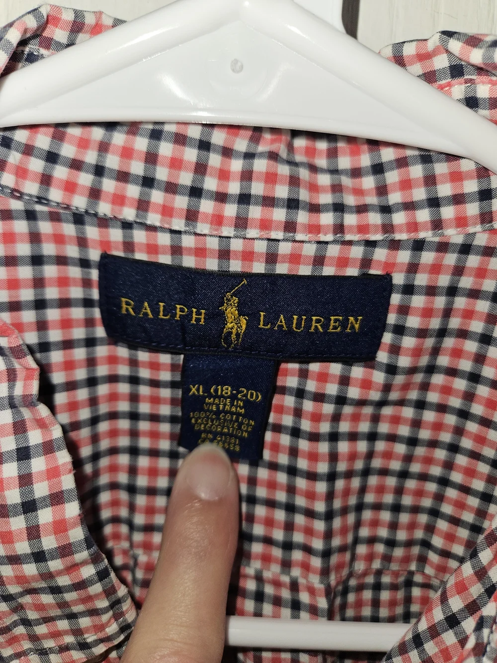 Ralph Lauren classic gingham